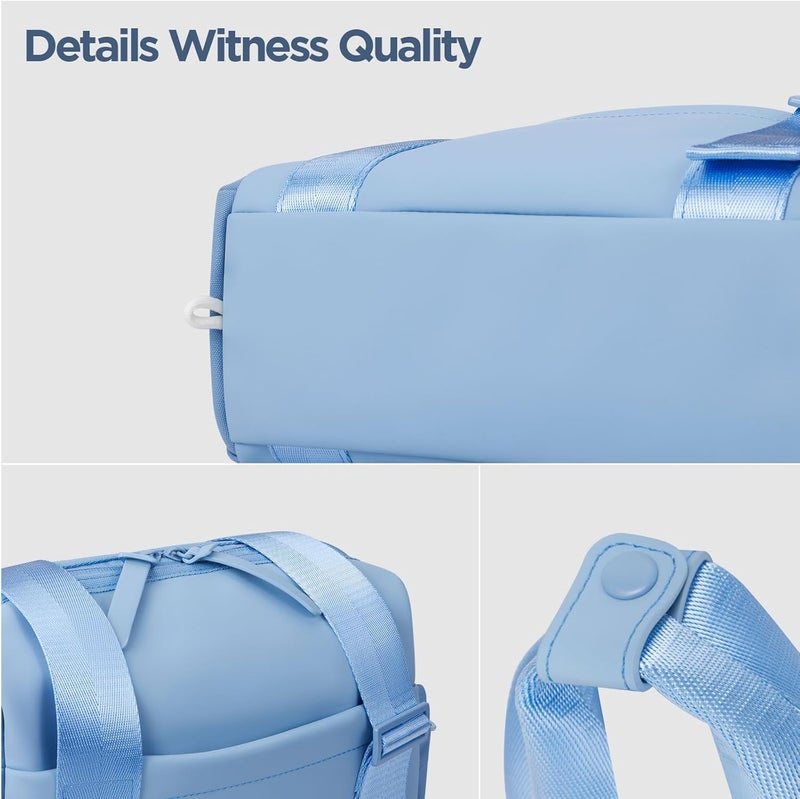 cysiyu Mini Gym Bag for Women Girls Small Gym Tote Bag with Wet Compartment Waterproof Travel Duffle Bag Cute Workout Sport Bag - Image 4